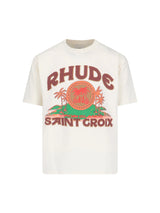 Rhude Saint-Croix Cream Tee