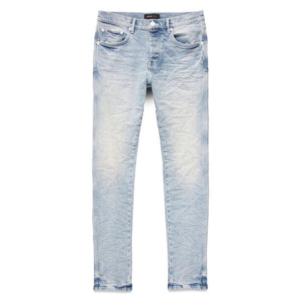 Purple P001 Light Indigo White Pop Jeans