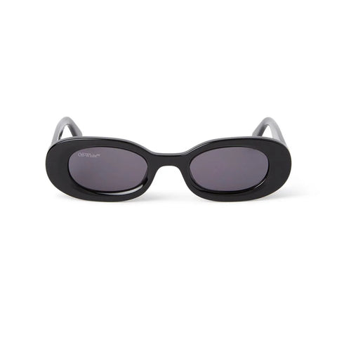 Off-White Oval Frame Black Sunglasses