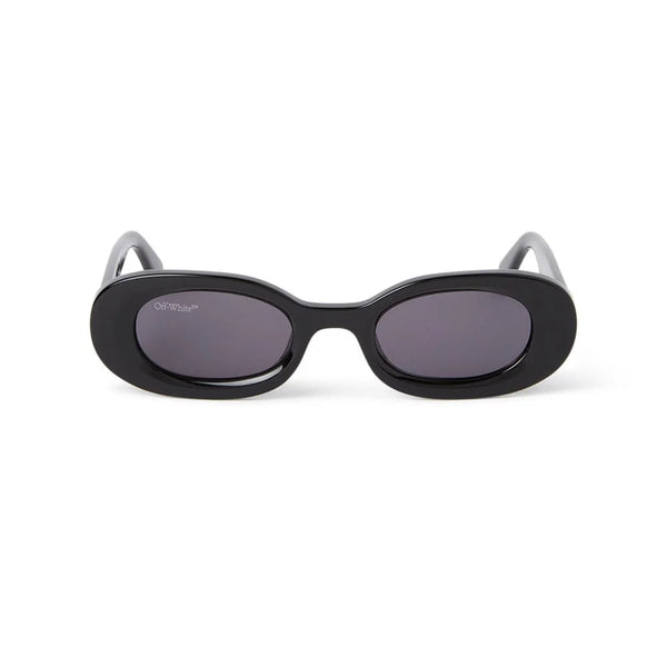 Off-White Oval Frame Black Sunglasses