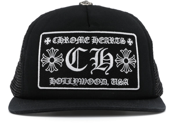 Chrome Hearts CH Hollywood Black Trucker