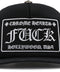 Chrome Hearts Fuck Hollywood Black Trucker