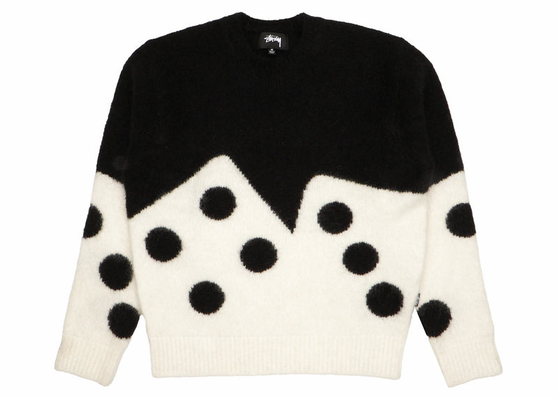 Stussy Dice Fuzzy Crew Sweater