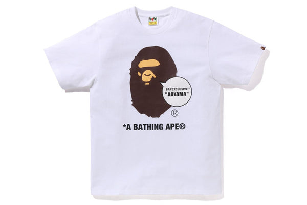 Bape Bapexclusive Aoyama White Tee