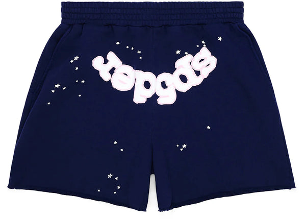 Sp5der OG Web Logo Navy Shorts