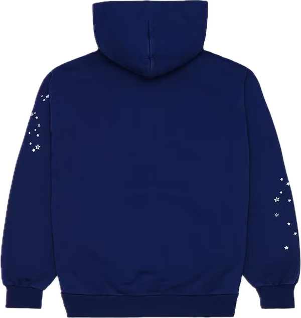 Sp5der Navy Pink OG Web Hoodie