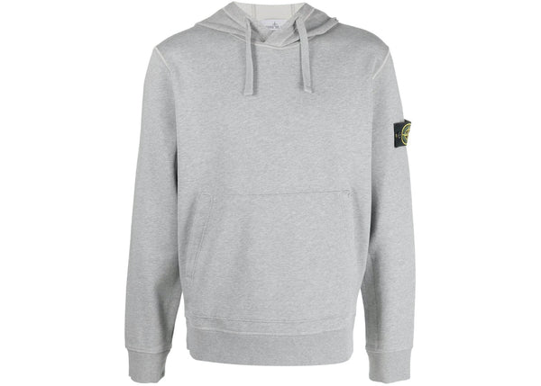 Stone Island Melange Grey Felpa Hoodie