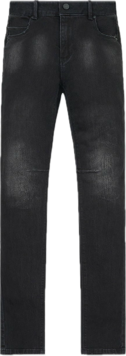 RTA Bryant Black Faded Distressed Jeans