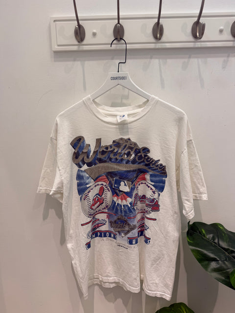 1995 World Series White Tee L