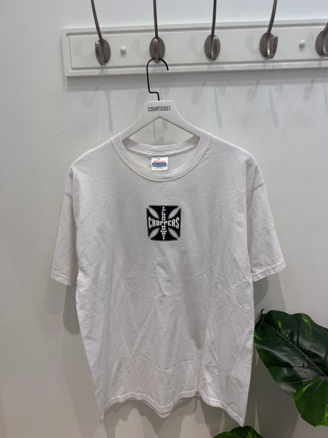 Island Hawaii Choppers White Tee XL