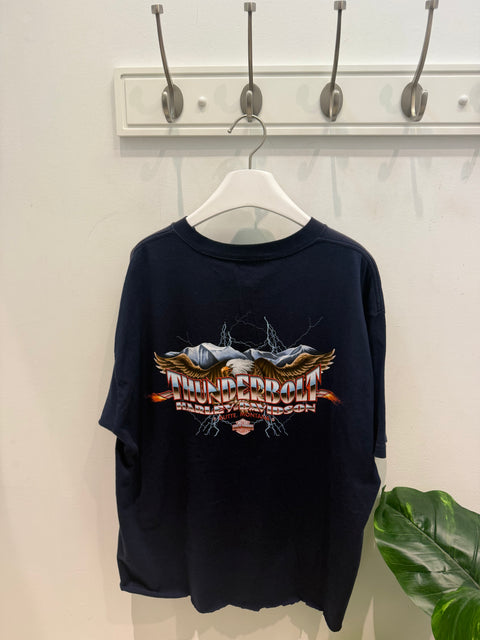 Harley Davidson Thunderbolt Navy Tee XL