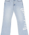 Godspeed OG Logo Flared Blue Printed Jeans