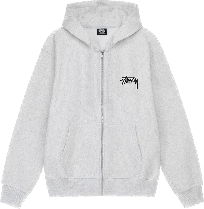 Stussy Burning Stock Heather Zip Up