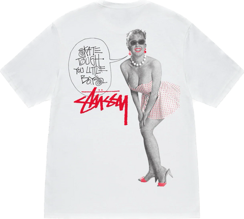 Stussy Skate Tough White Tee