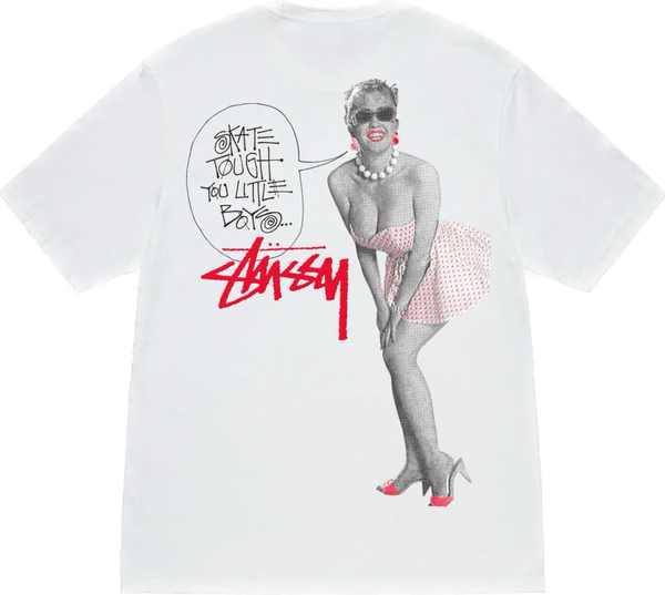 Stussy Skate Tough White Tee