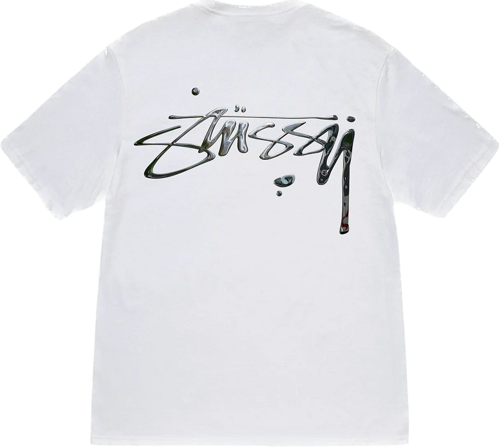 Stussy Mercury White Tee – Courtside Kicks