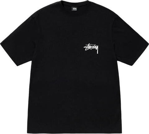 Stussy Burning Stock Black Tee