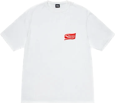 Stussy Soda Can White Tee