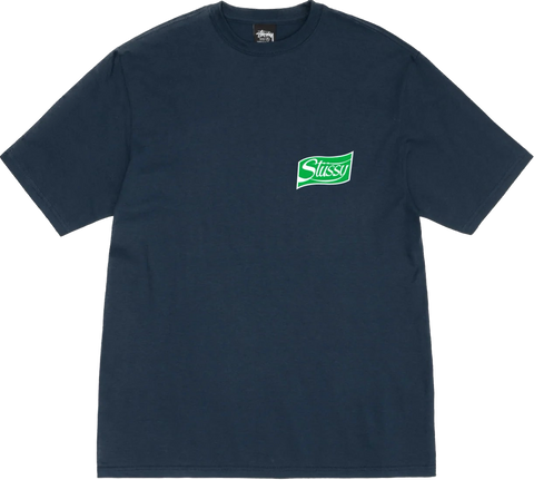 Stussy Soda Can Navy Tee