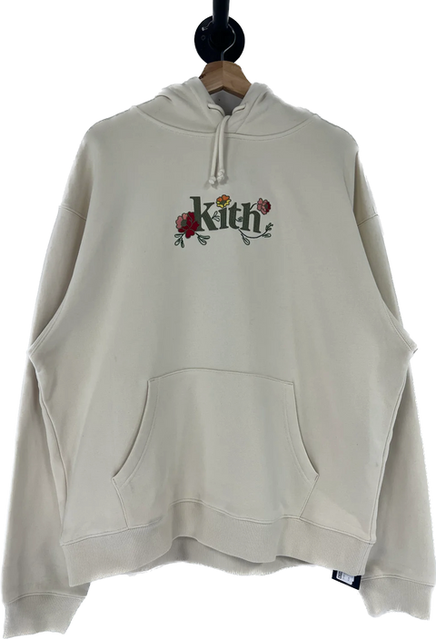 Kith Chainstitch Serif Logo Hoodie Tinge