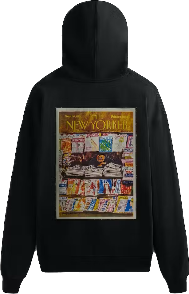 Kith New Yorker Newsstand Black Hoodie