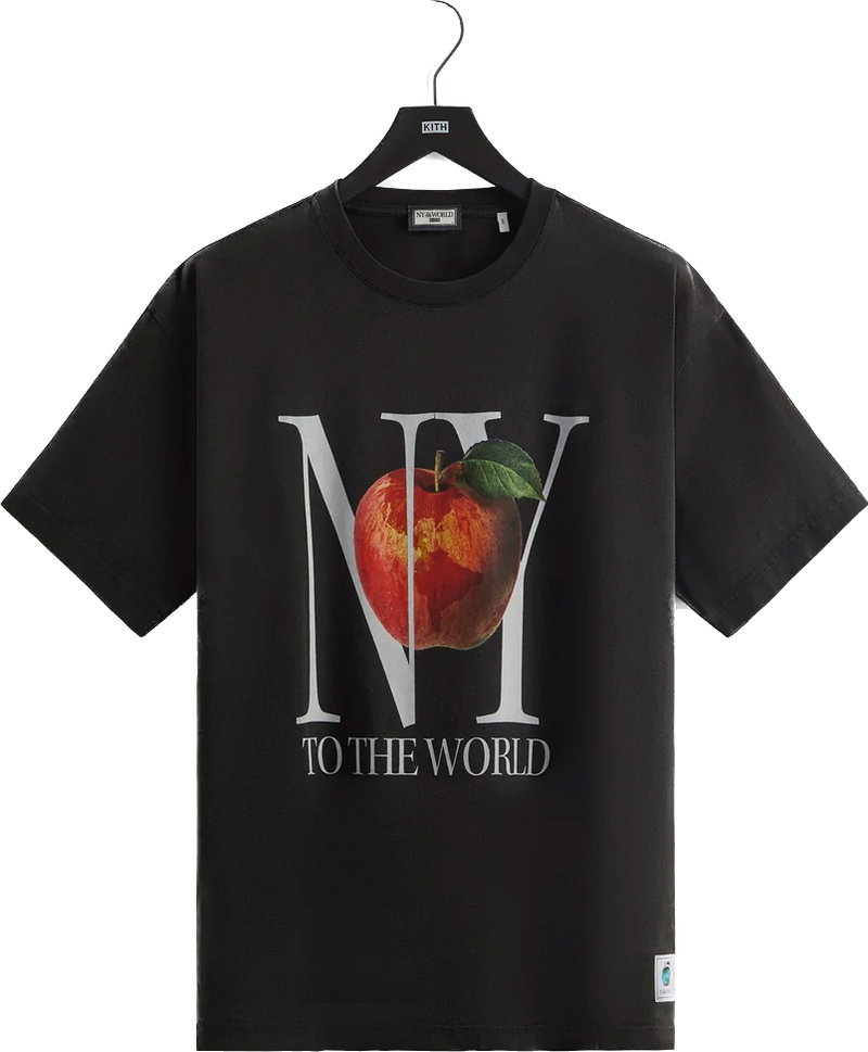 Kith NY to the World Black Tee