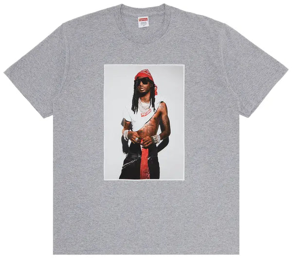 Supreme Playboi Carti Grey Tee