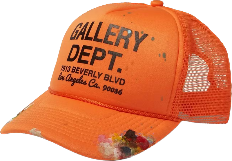 Gallery Dept. Workshop Orange Trucker
