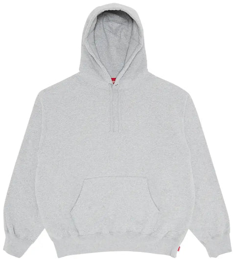 Supreme Satin Applique Heather Grey Hoodie
