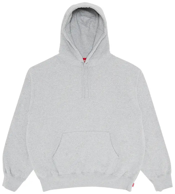 Supreme Satin Applique Heather Grey Hoodie