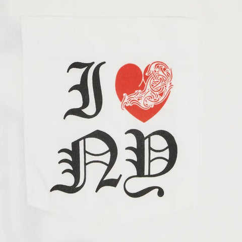 Chrome Hearts I Love NY White L/S Tee