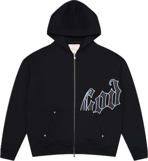 Godspeed OG Logo Black/Light Blue Hoodie