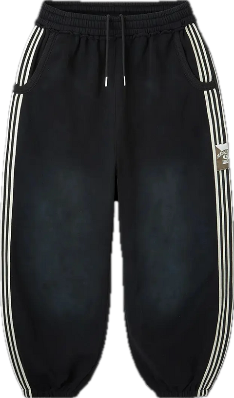 GV Gallery Black Lil Leon Scrunch Sweatpants