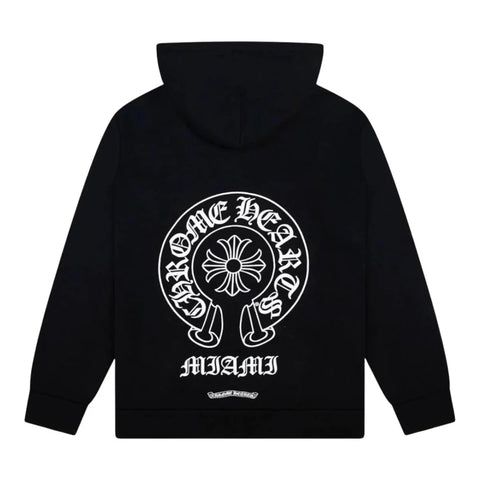 Chrome Hearts Miami Horseshoe Black Hoodie
