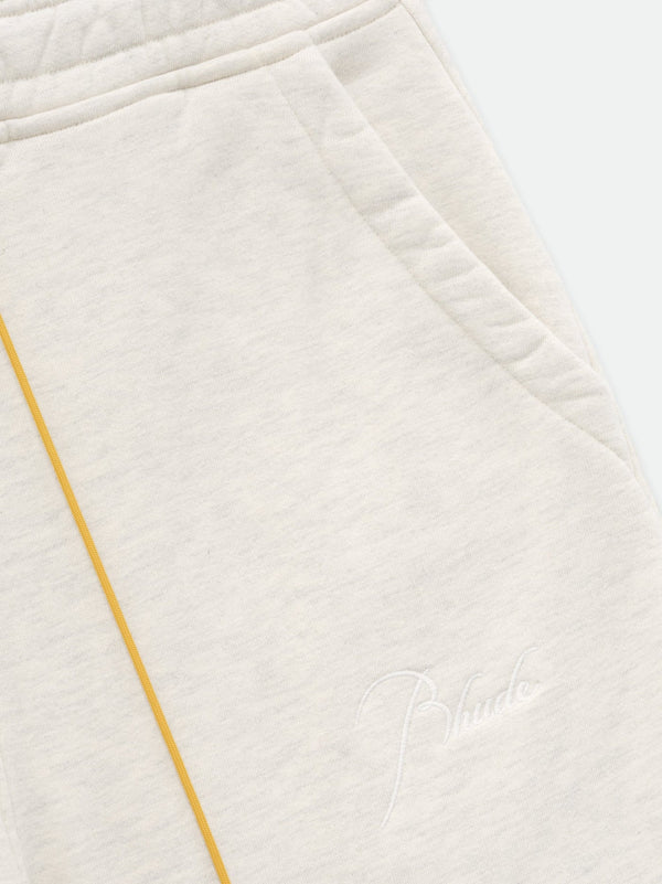 Rhude Oatmeal Open Hem Sweatpants