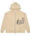 Godspeed OG Logo V2 Cream/Bone Zip Up