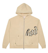 Godspeed OG Logo V2 Cream/Bone Zip Up