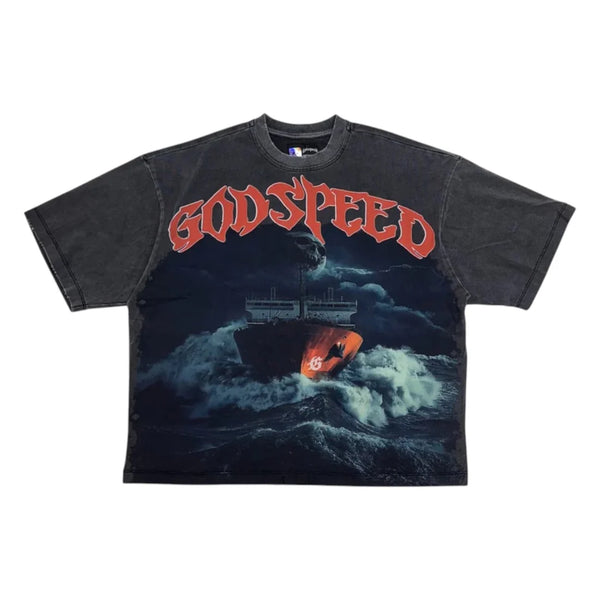 Godspeed Seasick Black L/S Tee