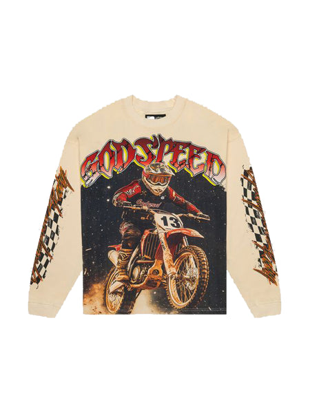 Godspeed Full Throttle Bone L/S Tee