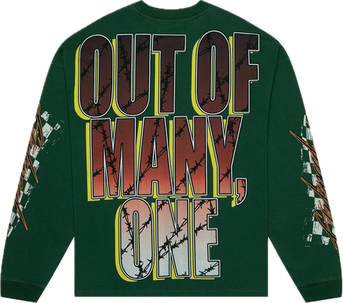 Godspeed Full Throttle Green L/S Tee