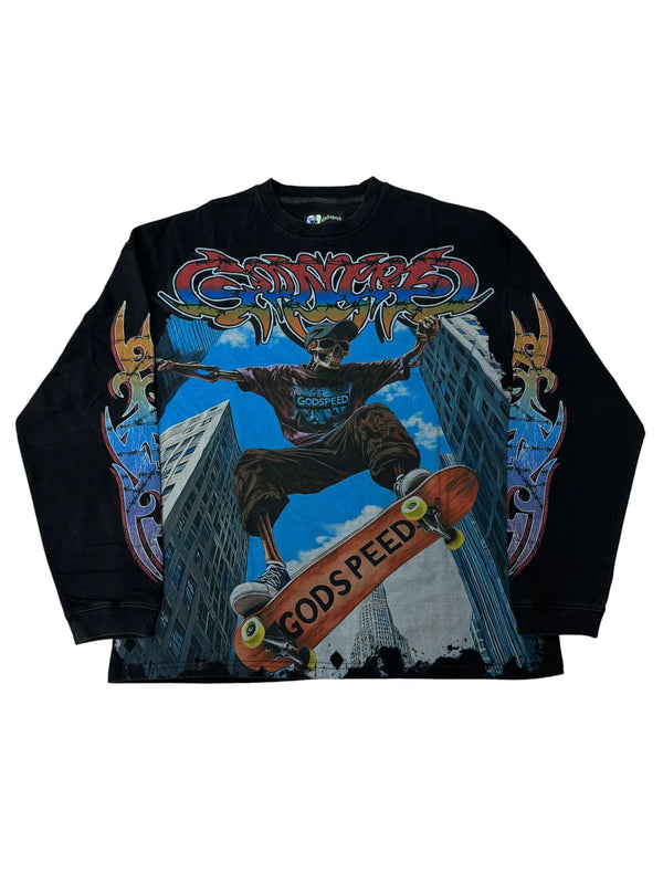 Godspeed Ollie Black L/S Tee