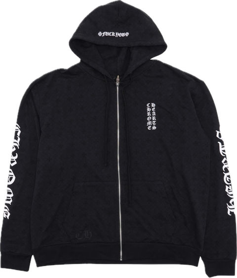 Chrome Hearts Monogram Black Zip Up