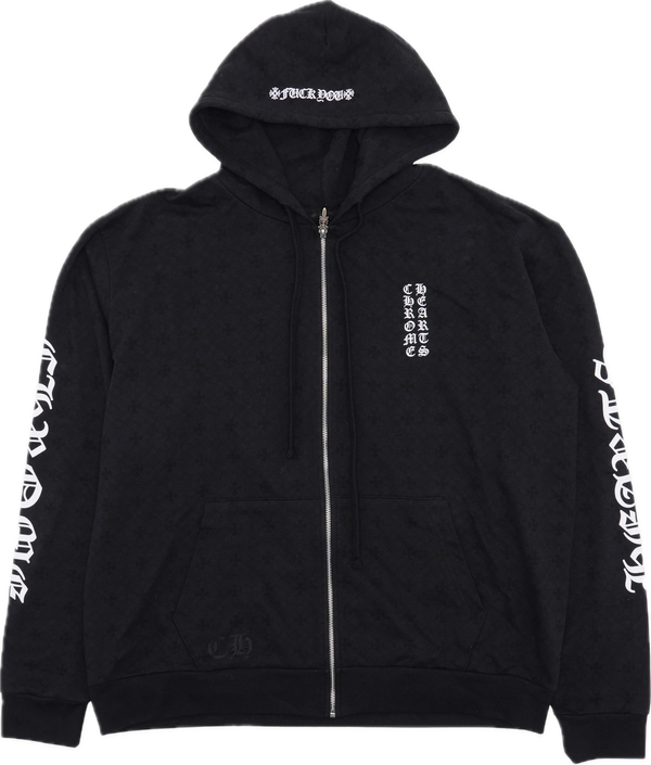 Chrome Hearts Monogram Black Zip Up
