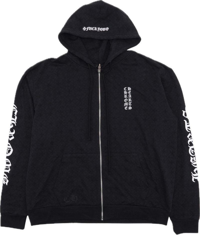 Chrome Hearts Monogram Black Zip Up