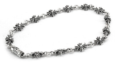 Chrome Hearts Tiny E Silver Bracelet