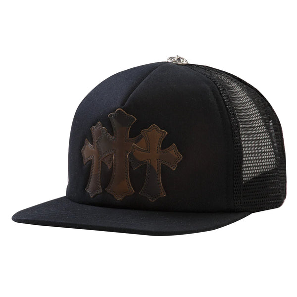 Chrome Hearts Cemetery Camo Leather Trucker