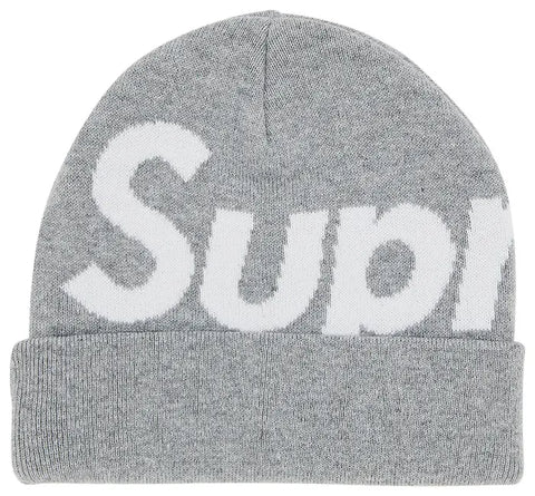 Supreme Big Logo Grey Beanie