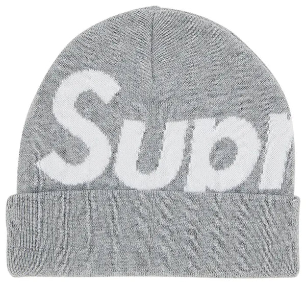 Supreme Big Logo Grey Beanie