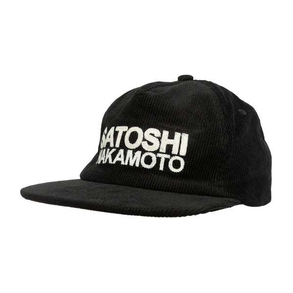 Satoshi Nakamoto Corduroy Black Hat