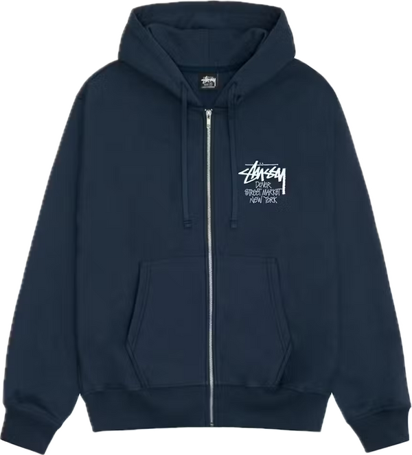 Stussy DSM New York Navy Zip Up